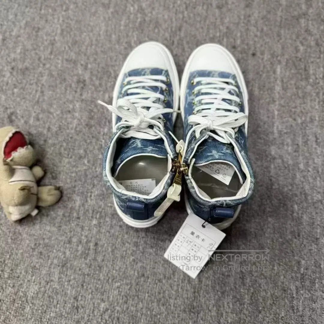 Louis Vuitton Louis Vuitton Monogram Denim Sneakers. Size US 6 / EU 39 - 5 Thumbnail