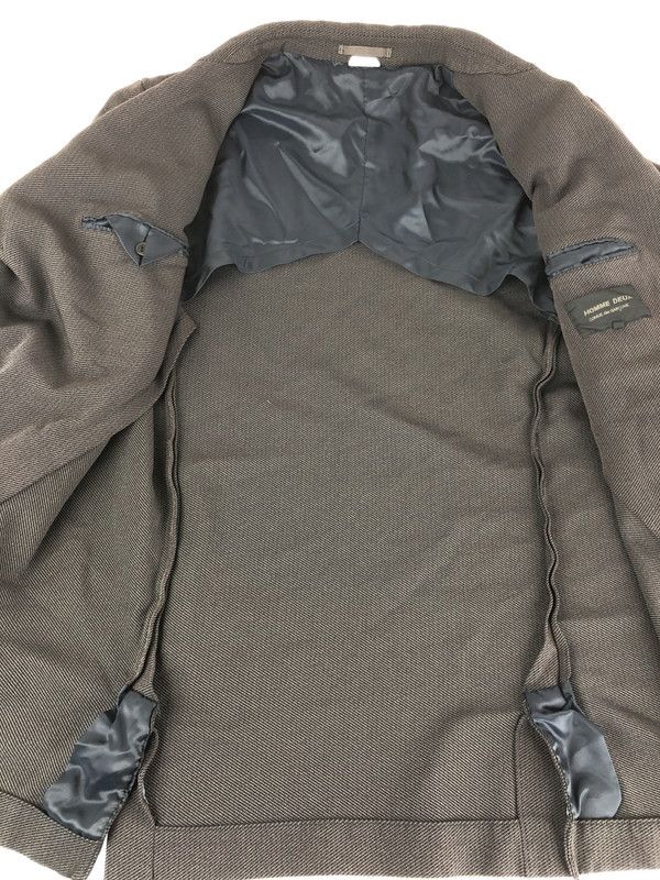Comme des Garcons Homme Jacket Tailored Zip Pocket Polyester Brown Size US L / EU 52-54 / 3 - 4 Thumbnail