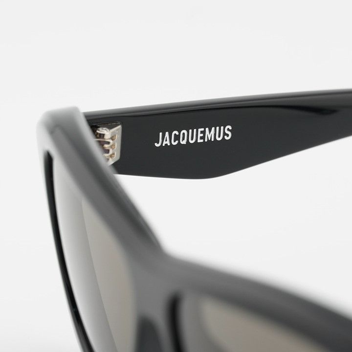 Jacquemus Jacquemus PALMIER JAC/59 C1 Sunglasses Black Cat Eye Frame Size ONE SIZE - 4 Thumbnail