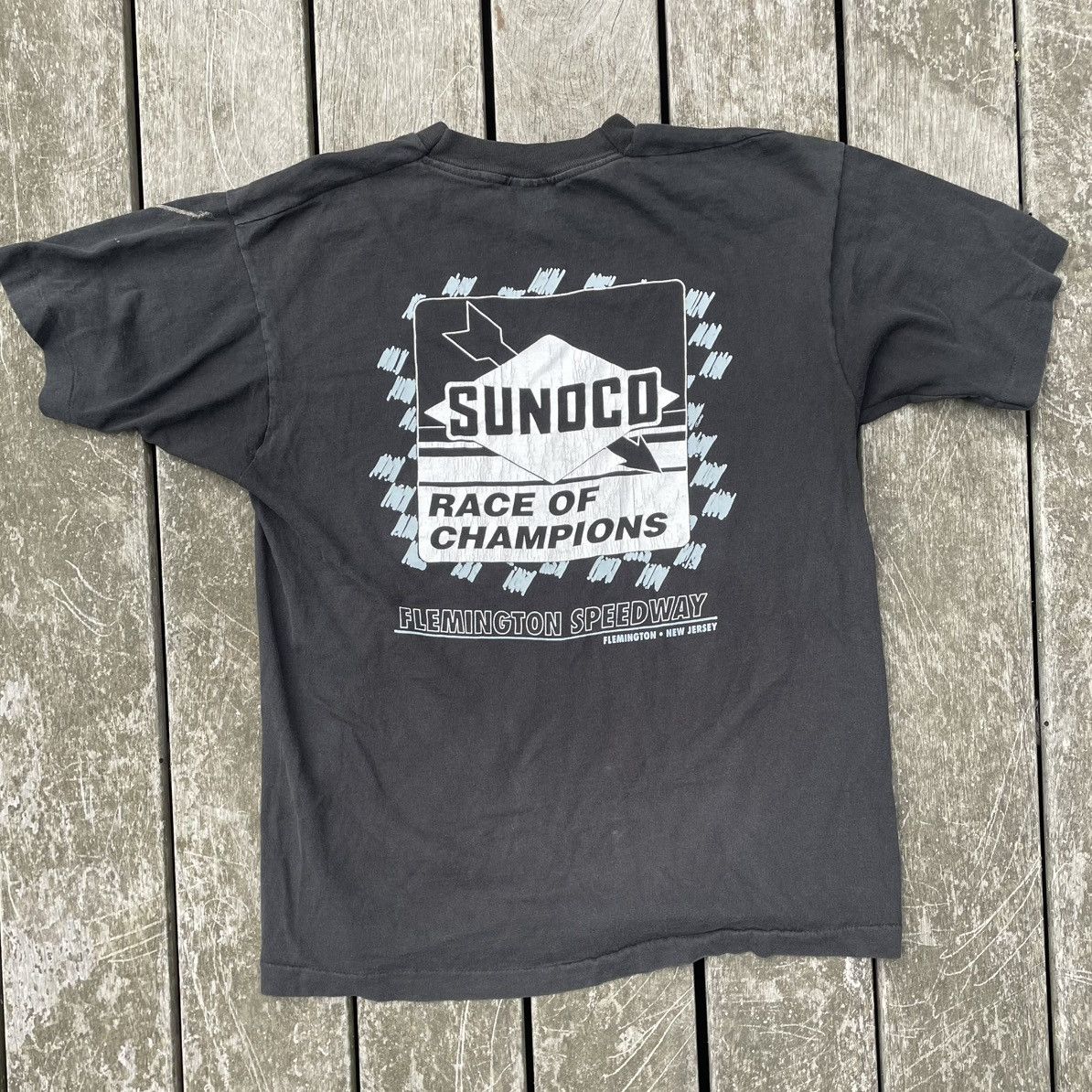 Fruit Of The Loom RARE Vintage 1992 Sunoco Race of Champions T-Shirt Size US L / EU 52-54 / 3 - 3 Thumbnail