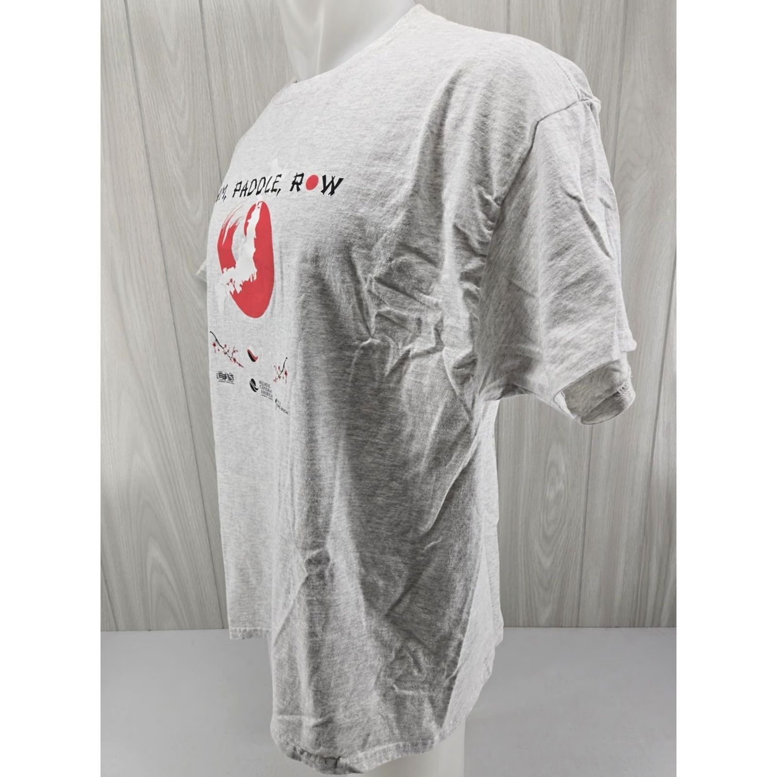 Hanes Hanes Swim Paddle Row Japan 2021 Aquatic Captial T Shirt Gray XL Men Short Sleeve Cotton Graphic Print Vintage: No Size US XL / EU 56 / 4 - 4 Thumbnail