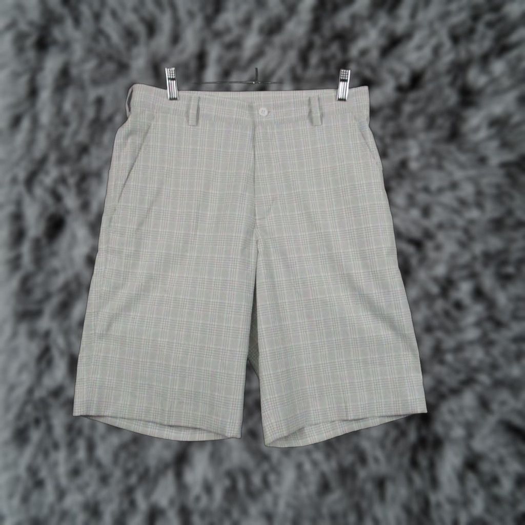 Nike Nike Golf Shorts 30 Dri Fit Core Flex Men White Gray Plaid Stretch Comfort Size US 30 / EU 46 - 1 Thumbnail