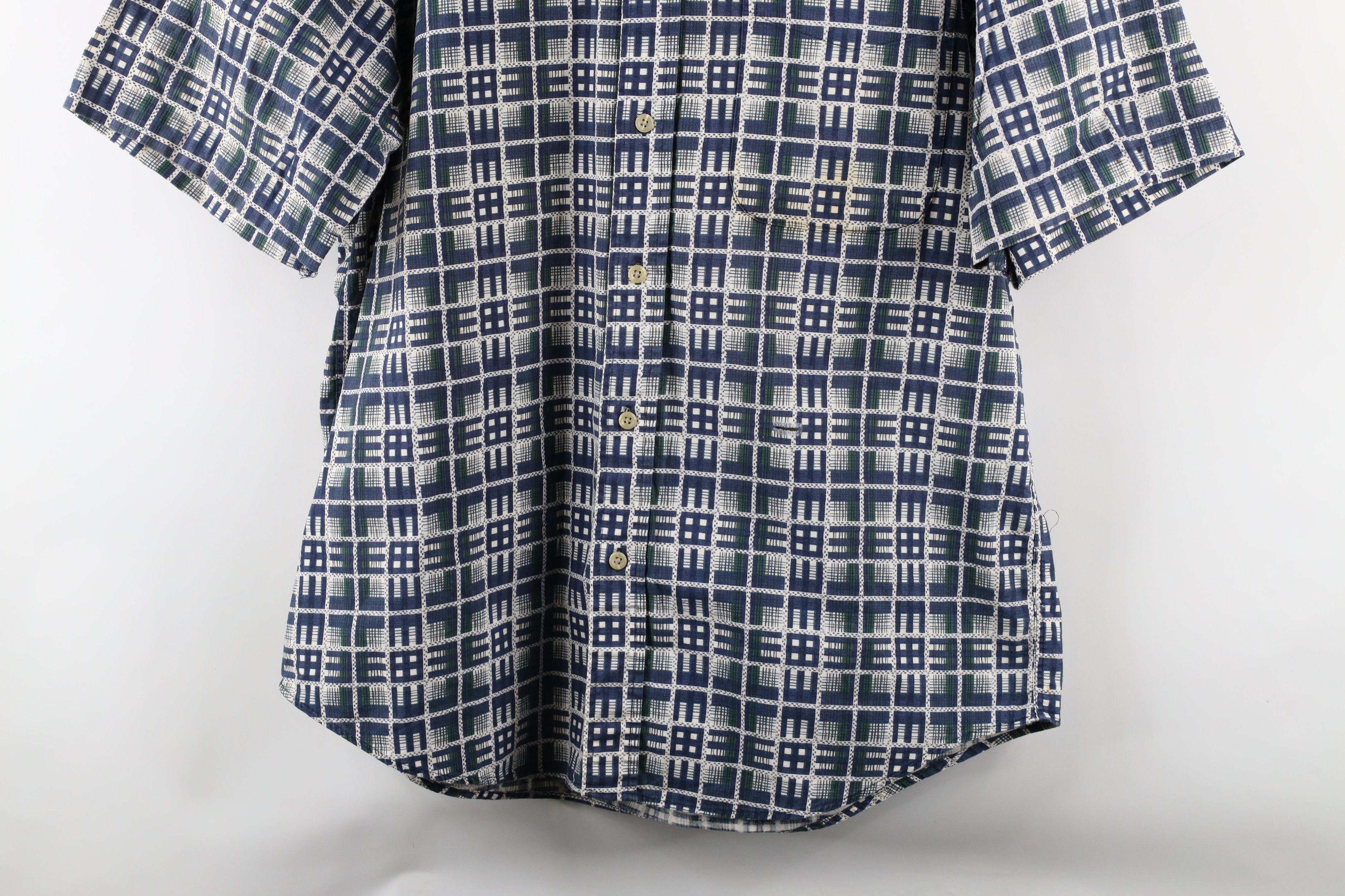 Vintage Vintage 90s Streetwear Short Sleeve Button Down Shirt Size US L / EU 52-54 / 3 - 3 Thumbnail