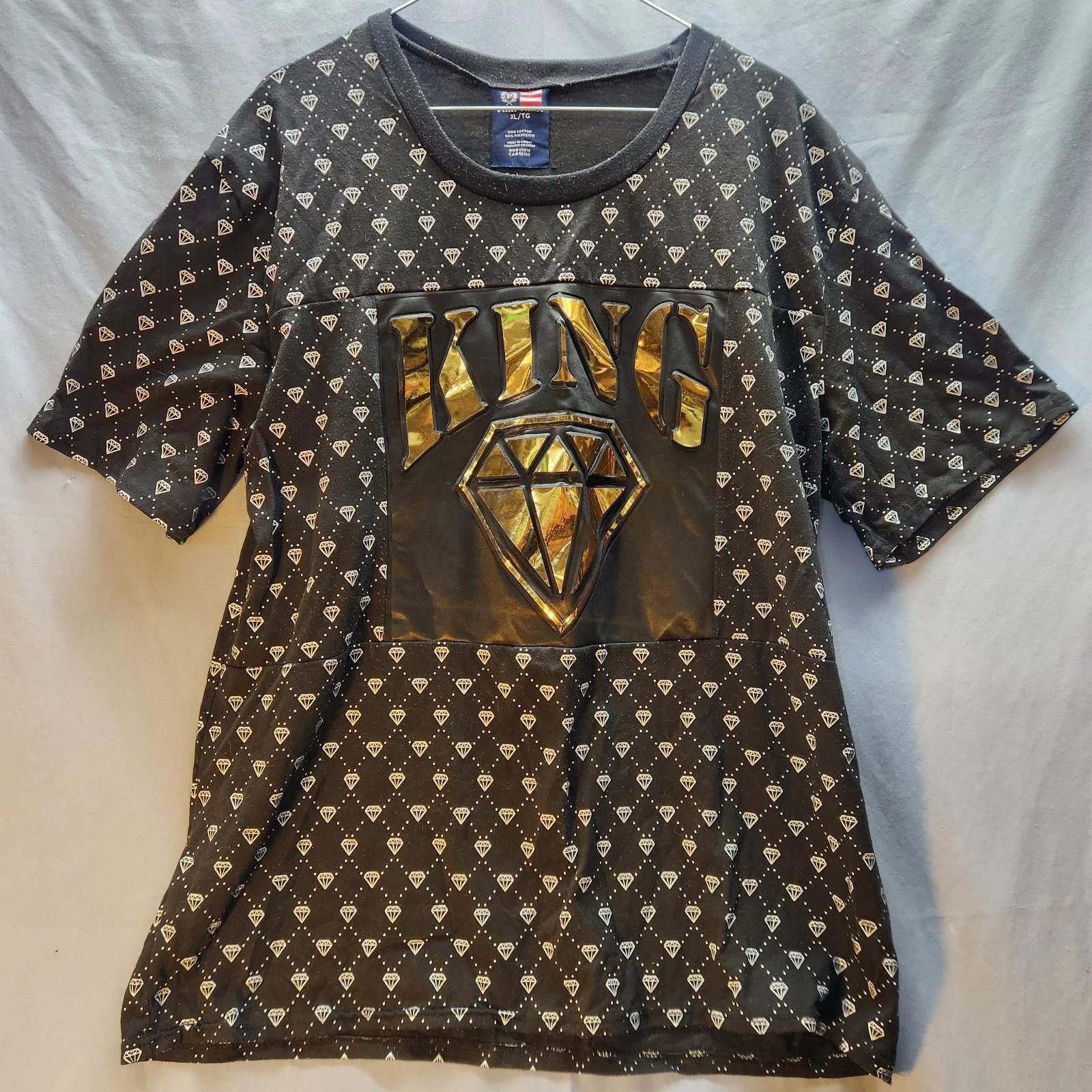 Phat Farm Phat Pharm Diamond Pattern KING Tshirt Black Size XL Size US XL / EU 56 / 4 - 1 Thumbnail