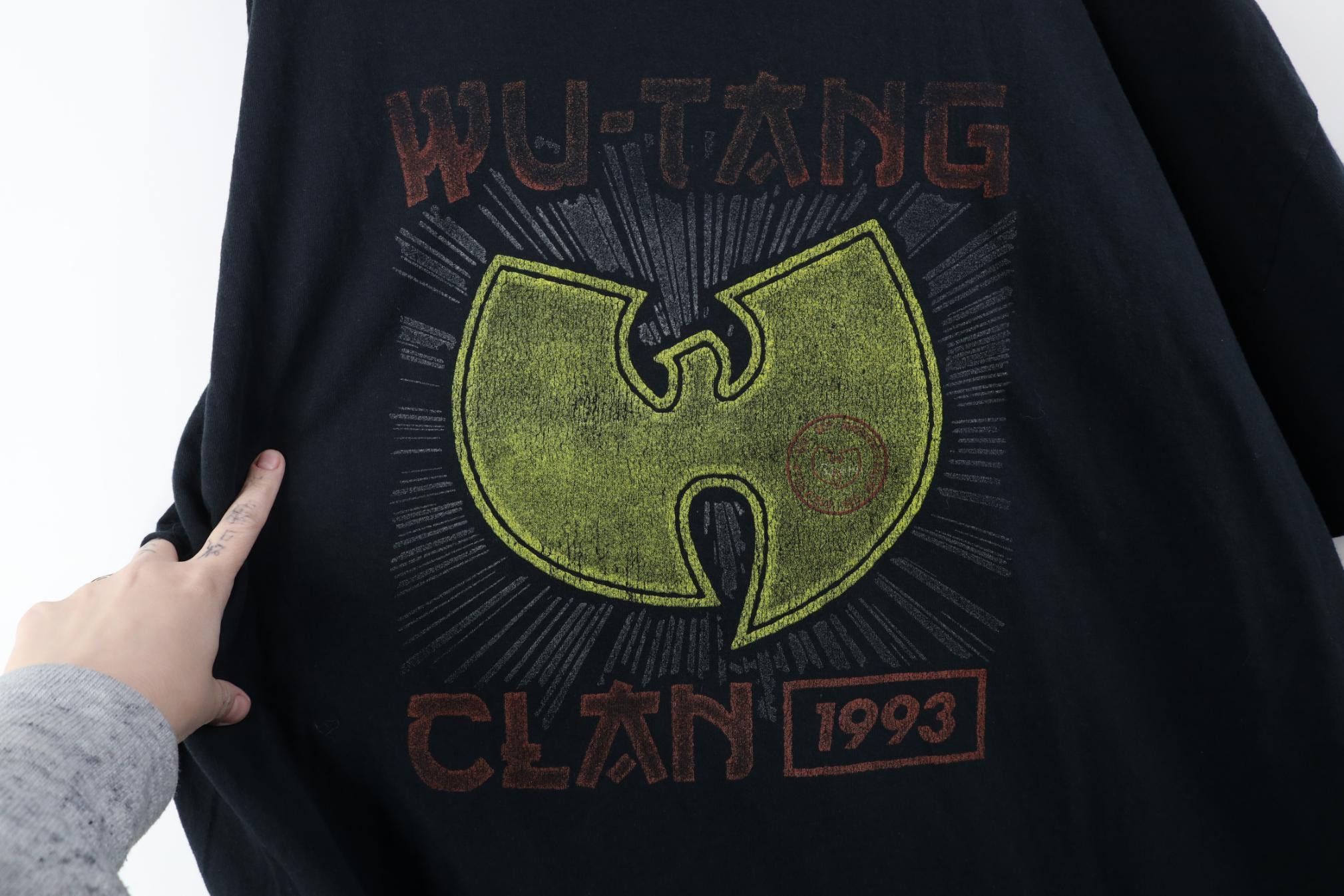 Vintage Retro Y2K 1993 Tour Wu Tang Clan Rap Hip Hop Band T-Shirt Size US XXL / EU 58 / 5 - 4 Thumbnail