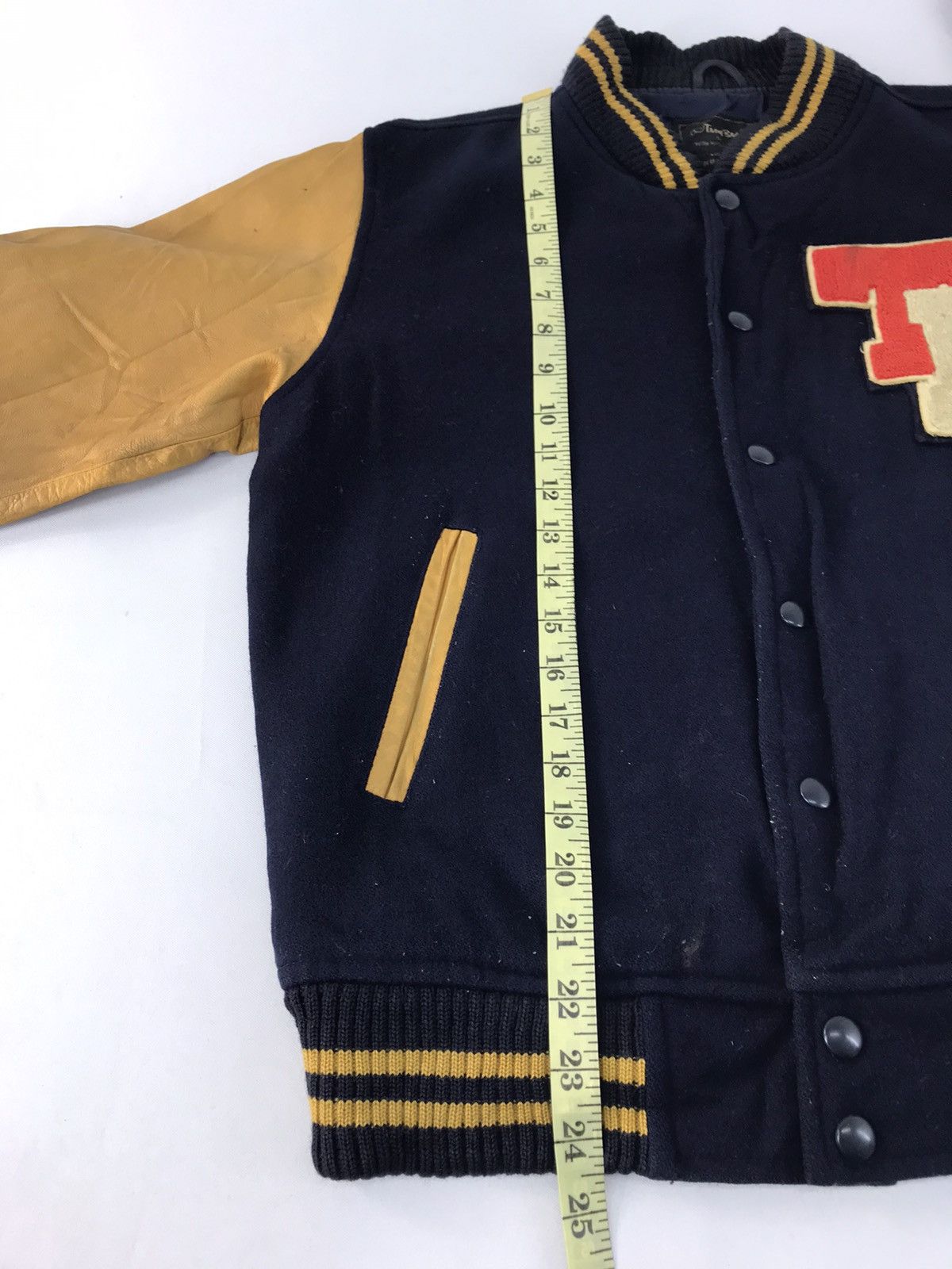 Leather 90s Troy Bros California Varsity Jacket Leather Sleeve Size US S / EU 44-46 / 1 - 11 Thumbnail