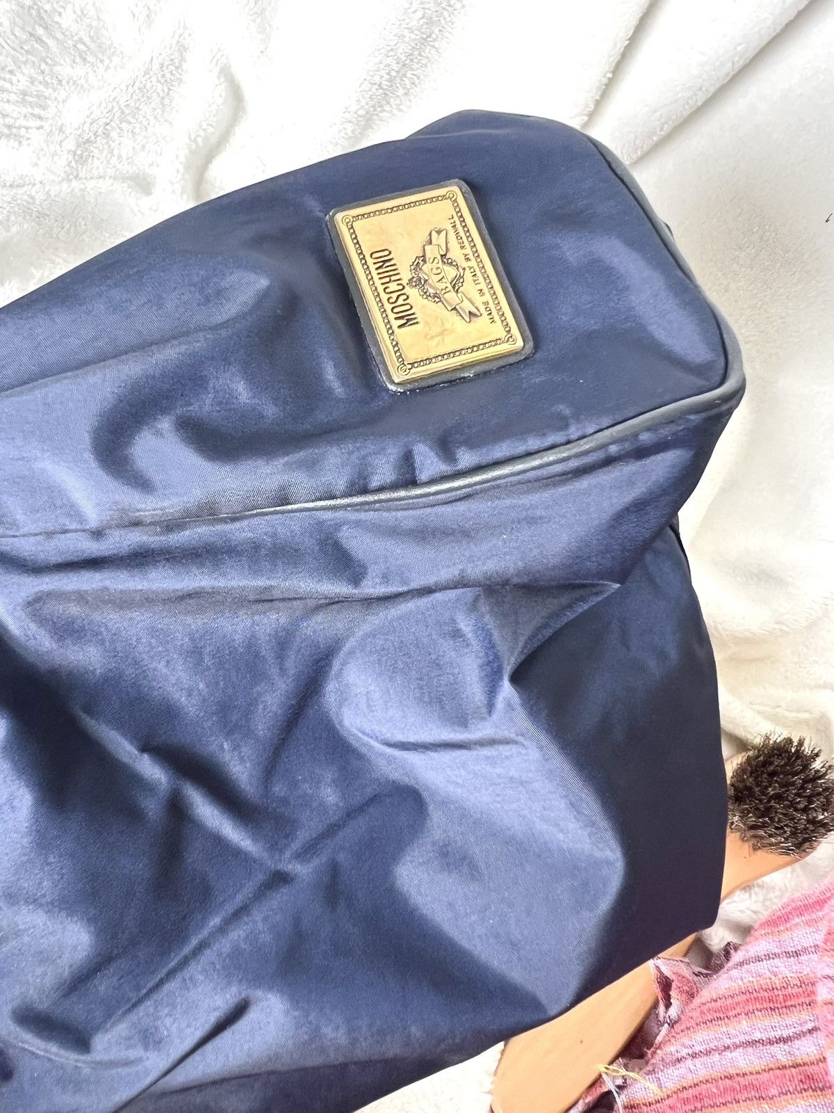 Moschino Moschino Nylon Large Tote – Navy Size ONE SIZE - 14 Thumbnail