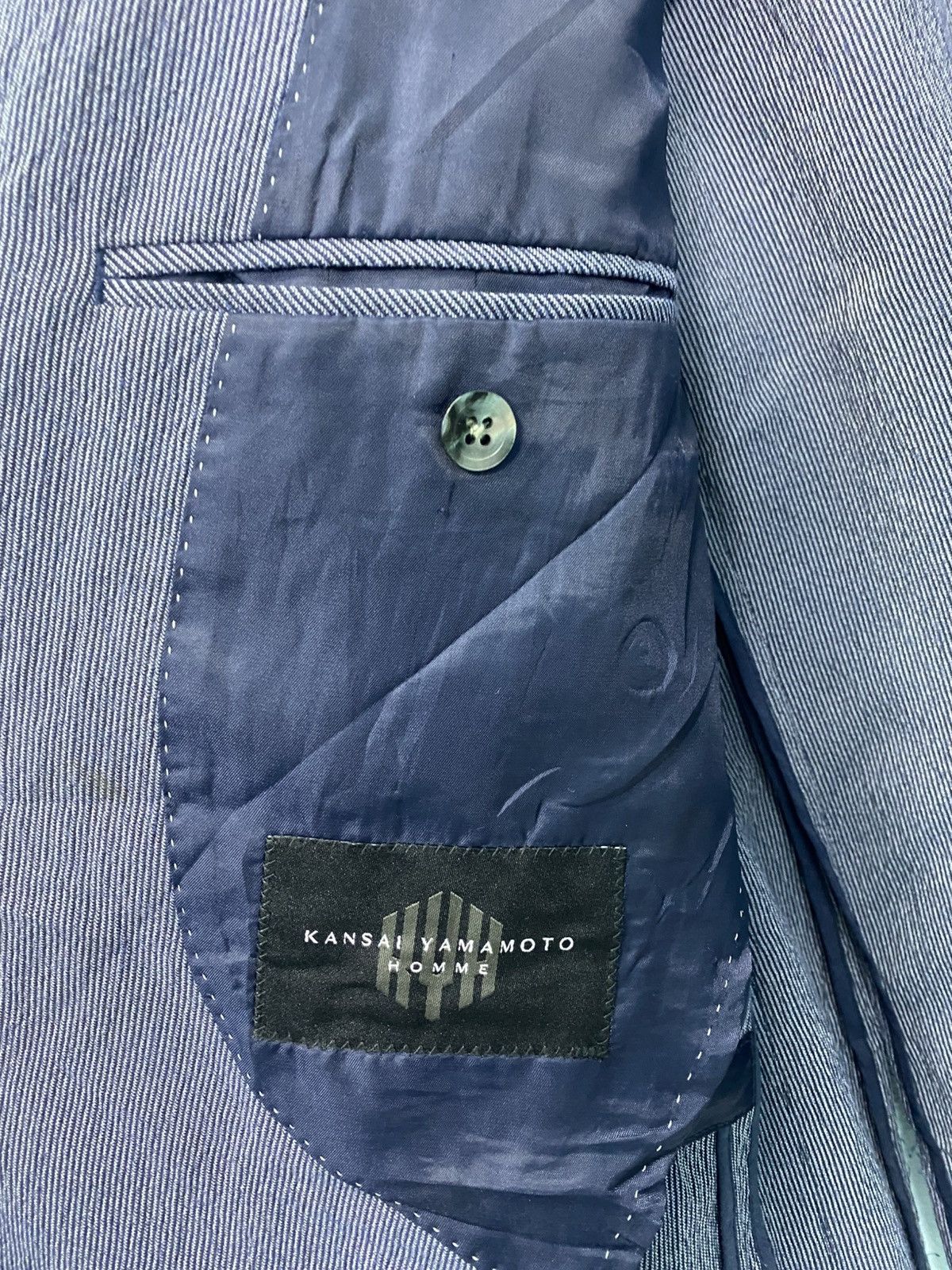 Designer × Kansai Yamamoto Kansai yamamoto homme blazer Size 44S - 4 Thumbnail