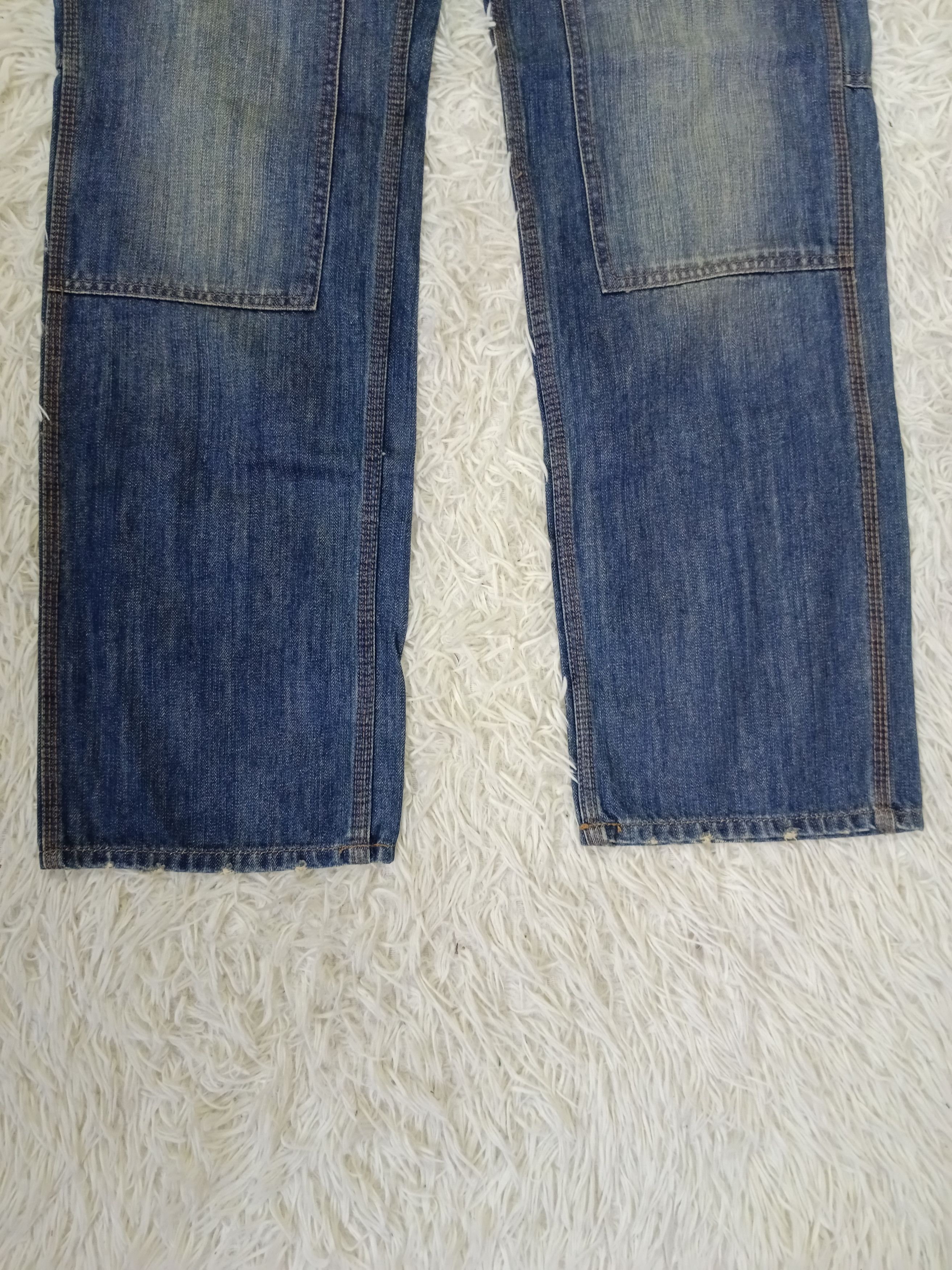 Japanese Brand DOUBLE KNEE RUSTY FREE GATE DENIM PANTS Size US 32 / EU 48 - 5 Thumbnail