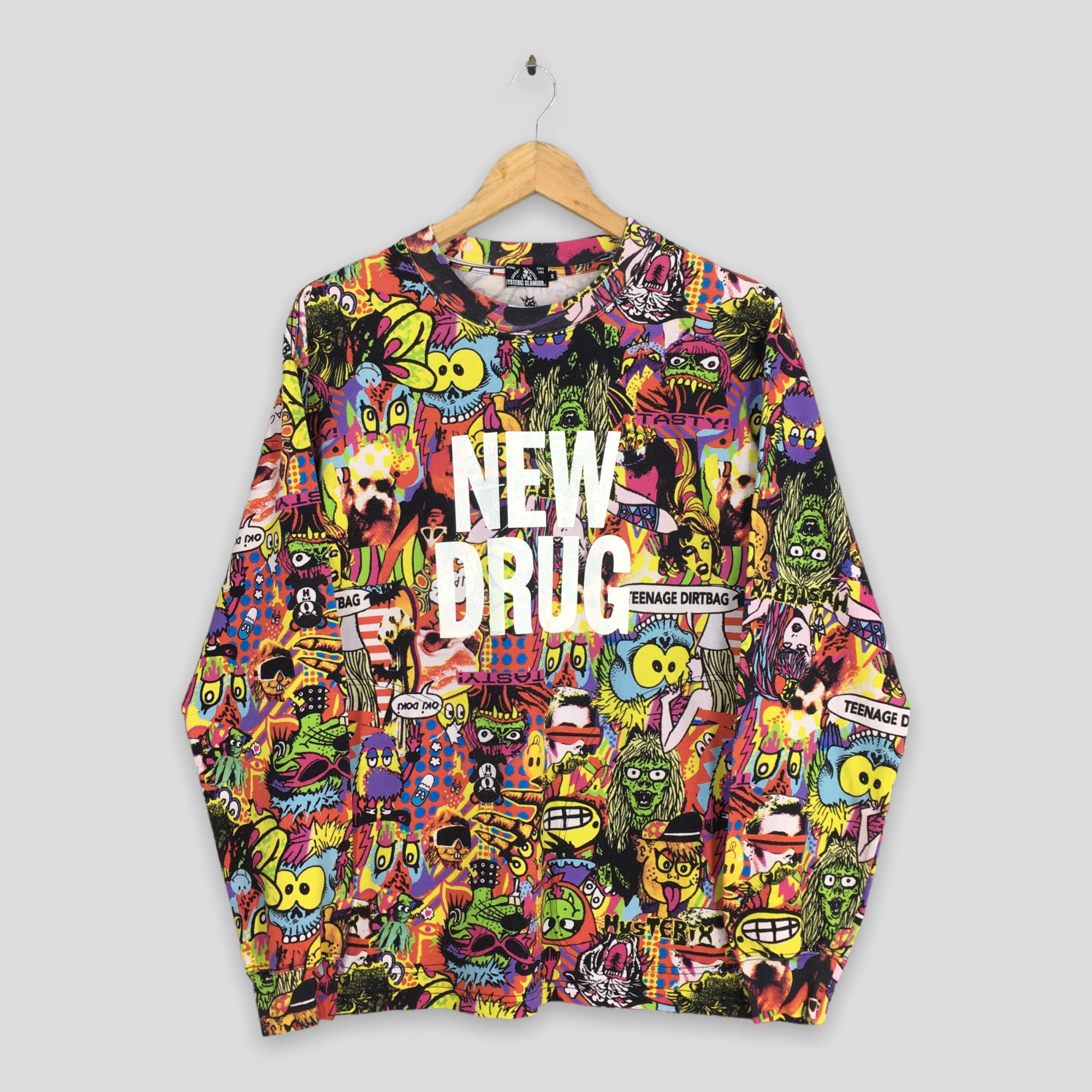 image of Art Comes First x Hysteric Glamour Skullux 2018 New Drug Art Ovp, Men's (Size Small)