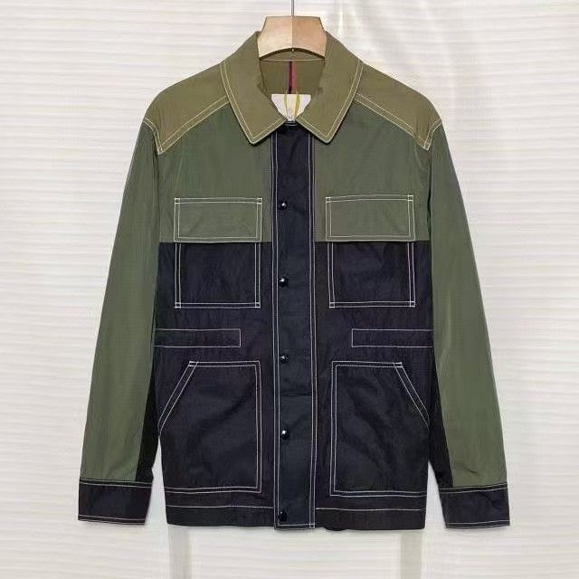 Moncler Moncler Colorblock Logo Collar Workwear Jacket Size US S / EU 44-46 / 1 - 1 Thumbnail
