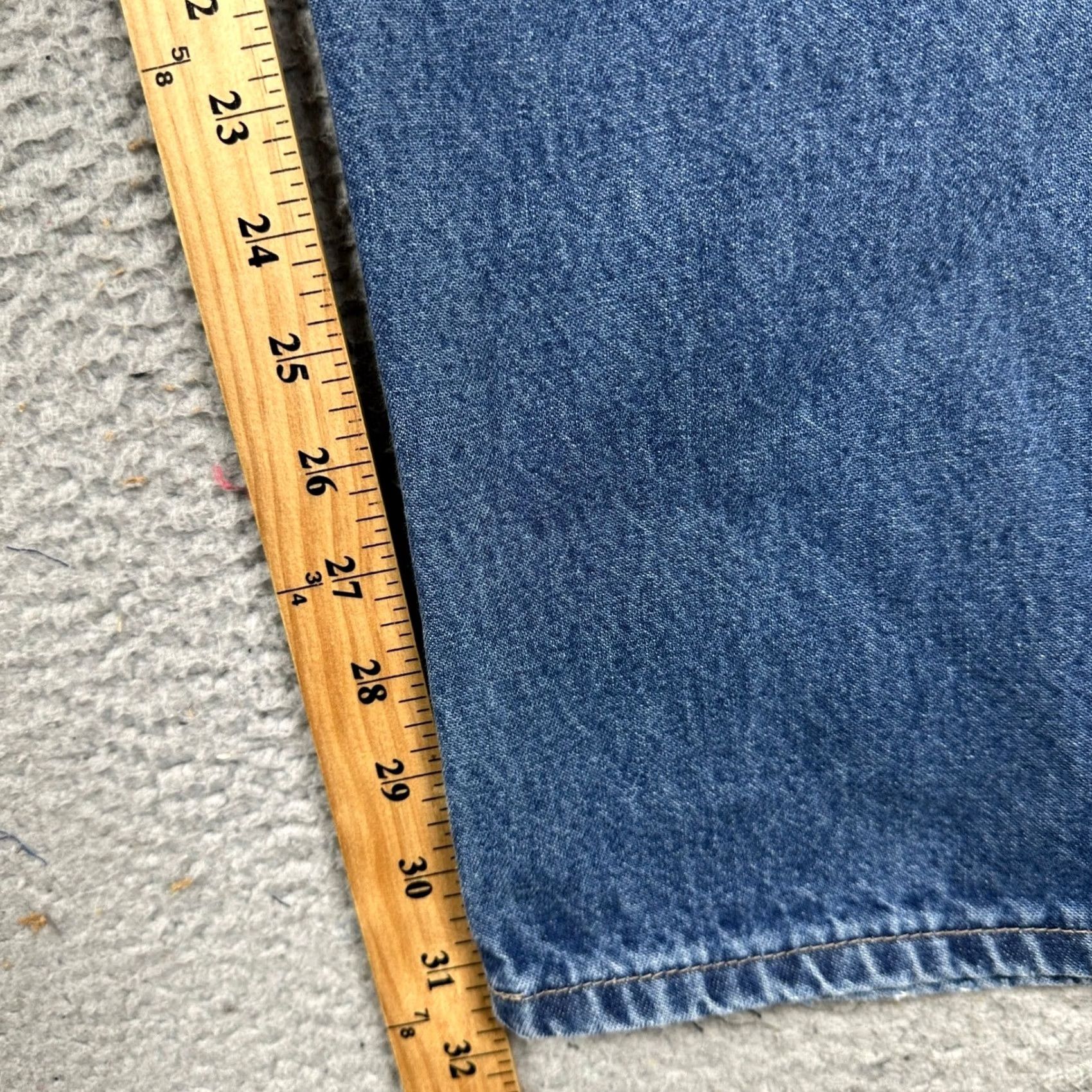 Carhartt Carhartt FR Cat 2 Work Jeans Mens 35X32 Blue Flame-Resistant Straight Leg EUC Size US 35 - 7 Thumbnail