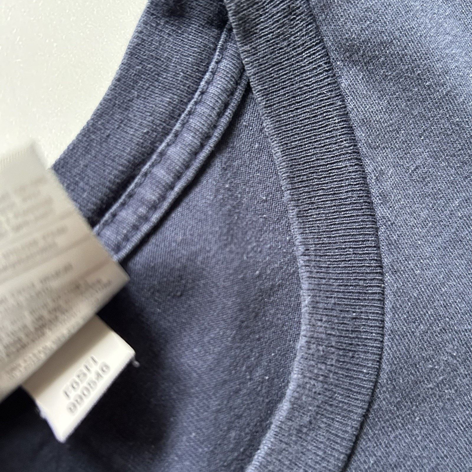 Nike × Vintage Vintage Nike T Shirt Large Y2K Swoosh Navy Blue Faded Basic Size US L / EU 52-54 / 3 - 4 Thumbnail