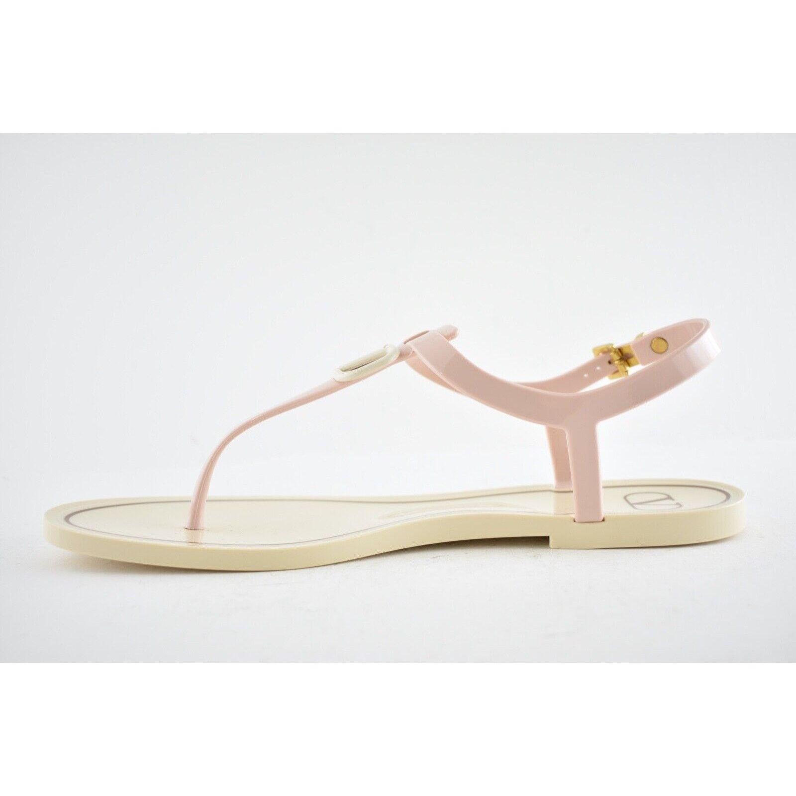 Valentino Valentino Rockstud Pink V Logo PVC Thong Rubber Jelly Size US 11 / IT 41 - 8 Thumbnail