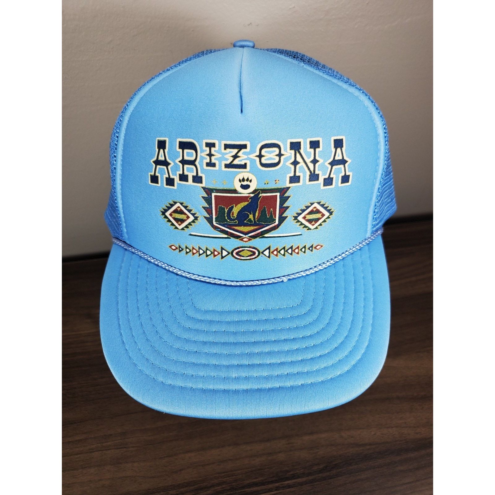 Vintage Arizona Wildcats Cactus Sunset Trucker Hat Mesh Snapback Cap Size ONE SIZE - 3 Thumbnail
