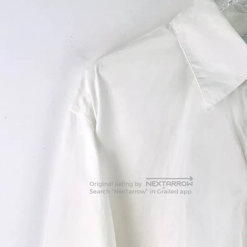 Loewe Loewe White Cotton Collar Single-Breasted Long Sleeve Shir Size XXS / US 00 / IT 34 - 3 Thumbnail