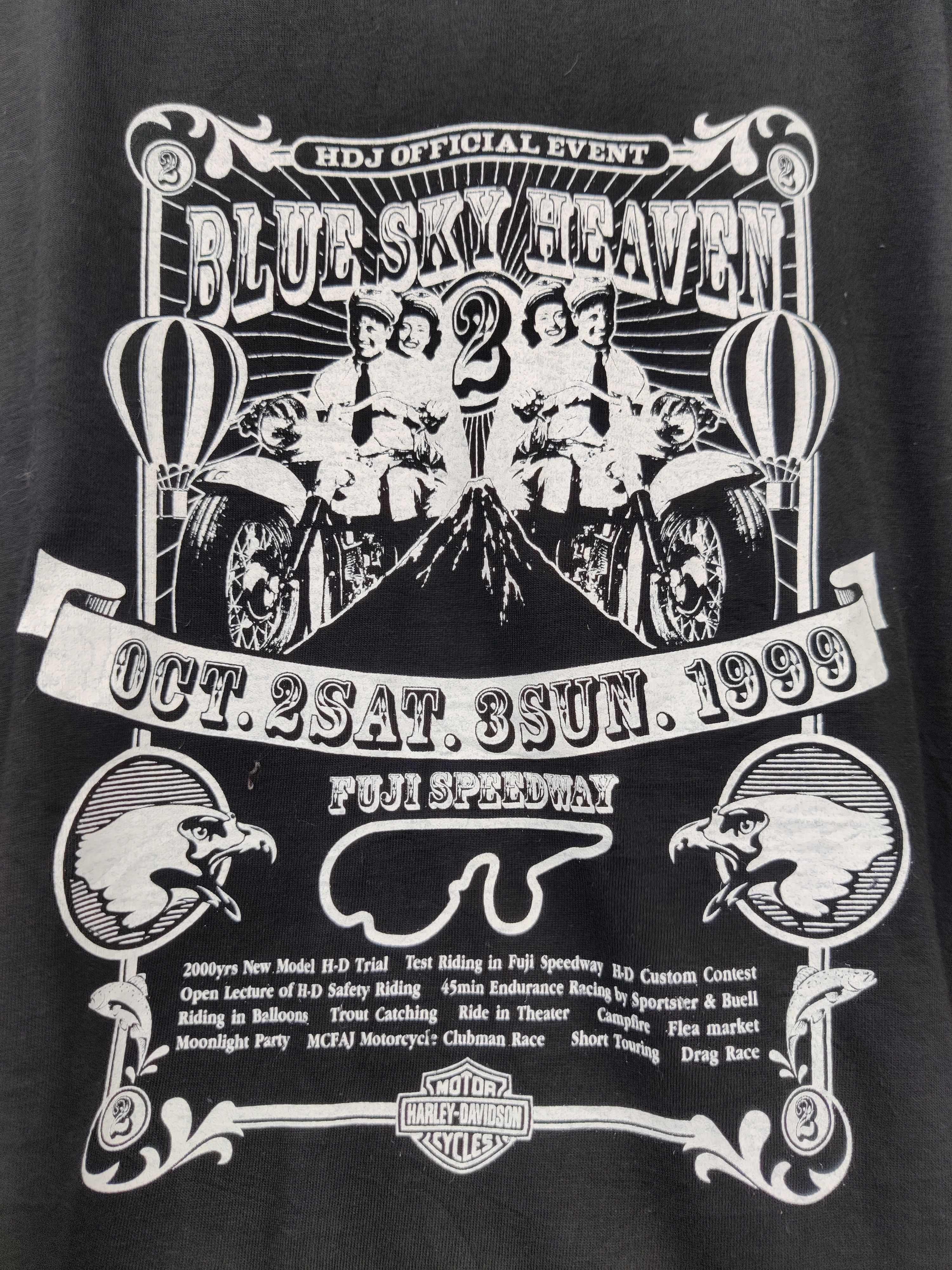 Vintage Vintage 90's Japan Harley Davidson Speedway Promo Shirt Size US M / EU 48-50 / 2 - 3 Thumbnail