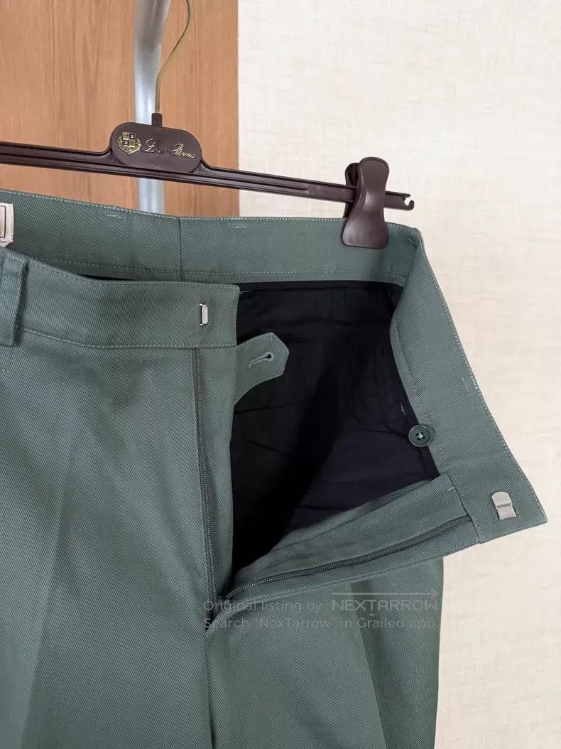 Hermes Hermes Men's casual pants made of gabardine for spring and Size US 40 / EU 56 - 4 Thumbnail