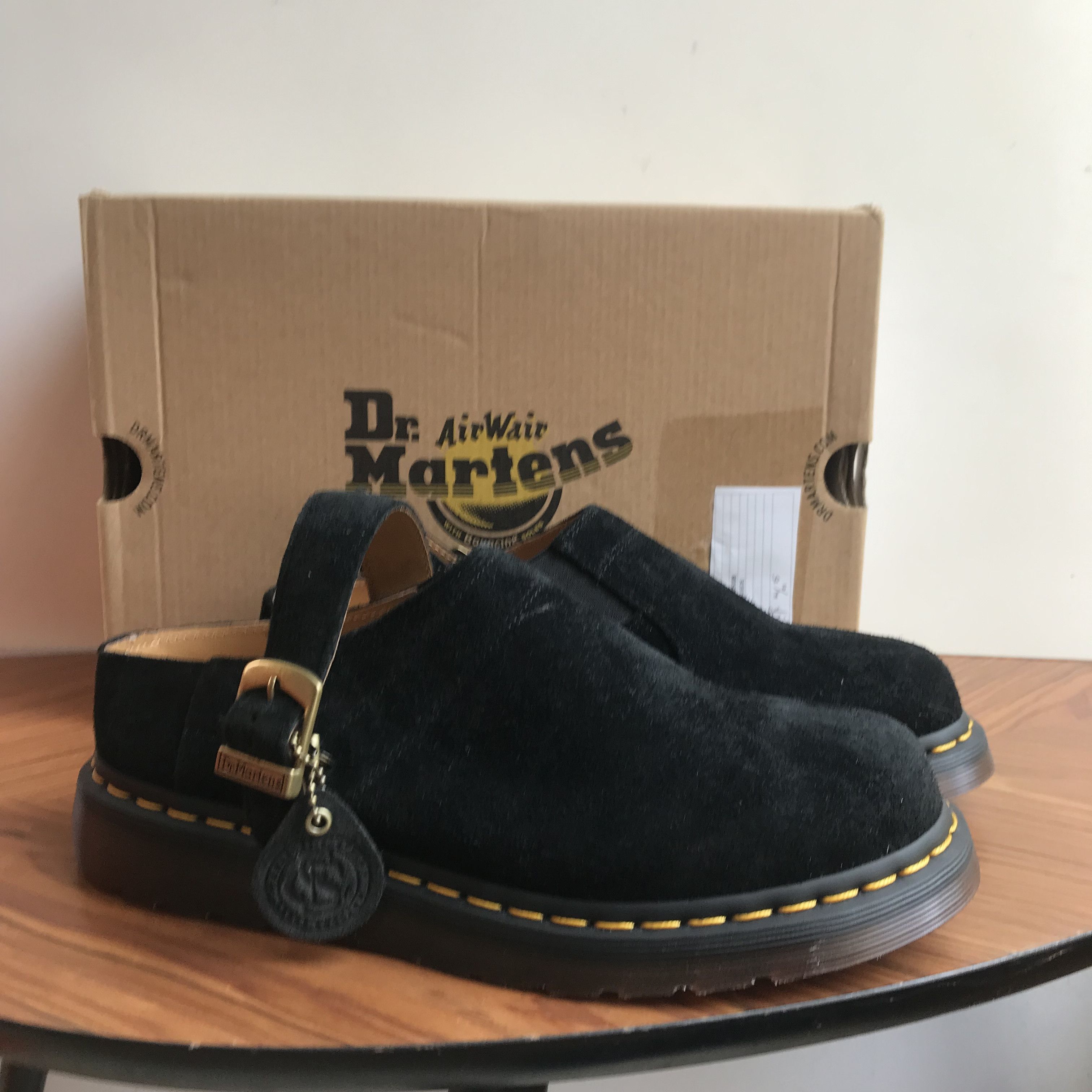 Dr. Martens Dr Martens Isham Dessert Oasis Suede Yellow Stitch Shoe Size US 9 / EU 42 - 6 Thumbnail