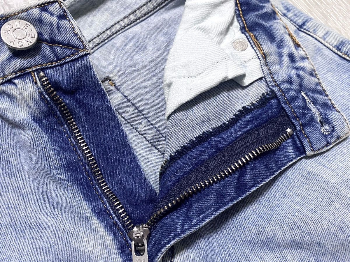 Acne Studios Women’s Acne Studios Flex S Silver Vint Bleached Denim Jeans Size 26" / US 2 / IT 38 - 14 Thumbnail
