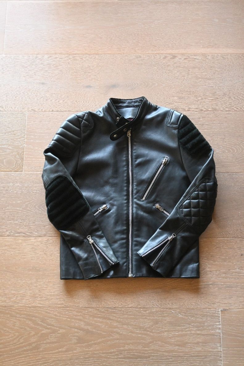 Other Acne Studios Leather Moto Jacket - Size Italian 50 (US Medium) Size US M / EU 48-50 / 2 - 1 Thumbnail