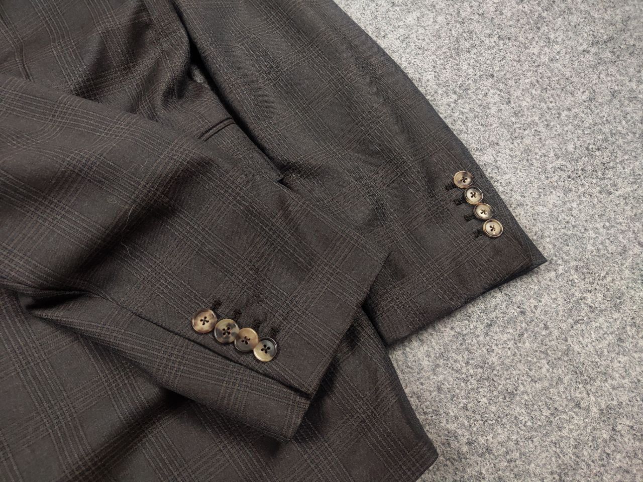 Ermenegildo Zegna Ermenegildo Zegna Electa Check Classic Wool Suit Blazer Size US XL / EU 56 / 4 - 8 Thumbnail