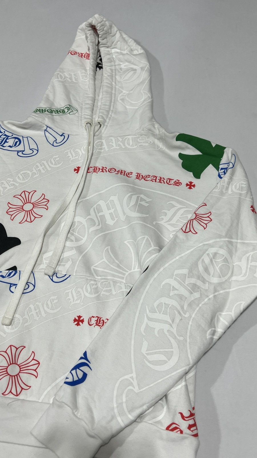 Chrome Hearts Chrome Hearts Stencil White Hoodie Size US XS / EU 42 / 0 - 3 Thumbnail