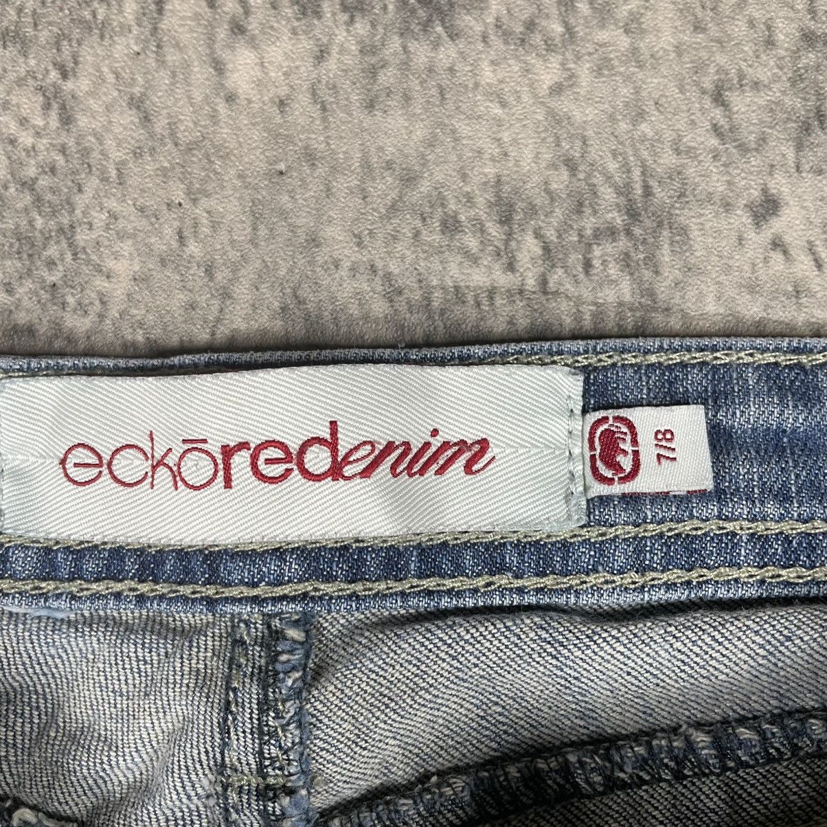 Ecko Unltd. Ecko Unltd Y2K Embroidered Jeans Size 30" / US 8 / IT 44 - 7 Thumbnail