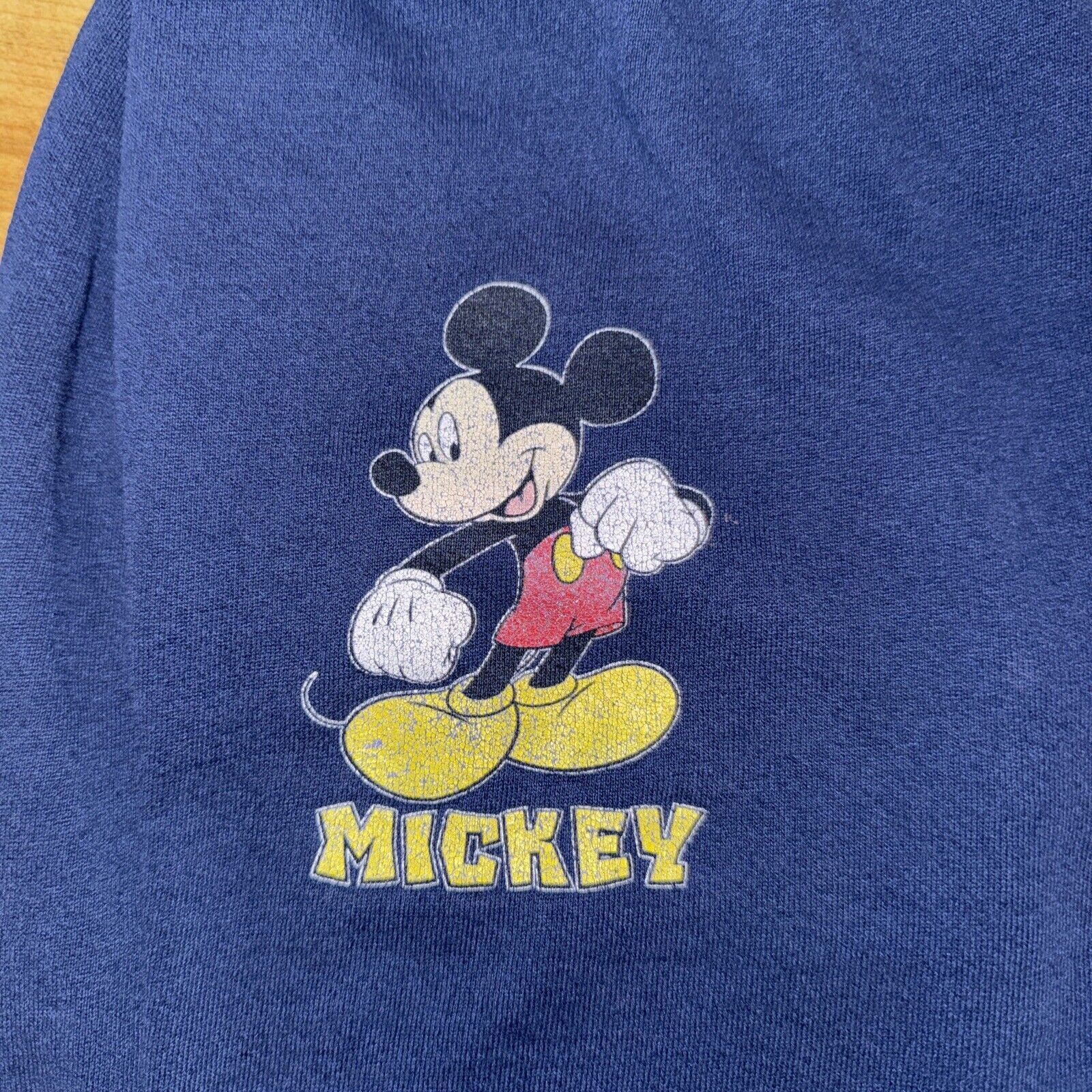Disney Disney Mickey Sweatpants Joggers XL 36x32 Navy Made In USA Size US 36 / EU 52 - 2 Thumbnail