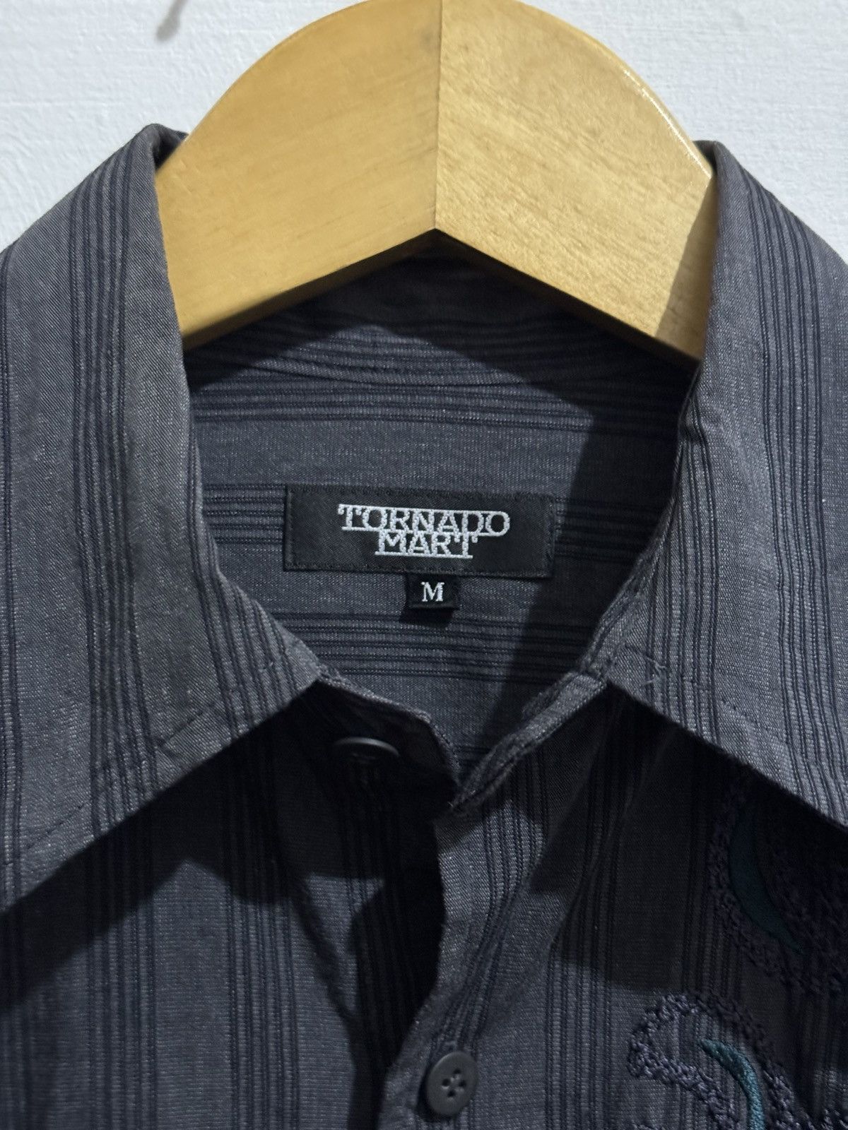 Tornado Mart TORNADO MART MED SHIRT EMBROIDERED STRIPED Size US M / EU 48-50 / 2 - 5 Thumbnail