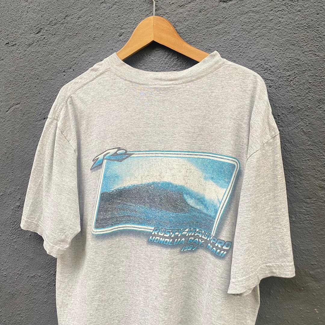 Rusty Thrashed Faded Vintage 90s Rusty Surfing Tee Size US L / EU 52-54 / 3 - 2 Thumbnail