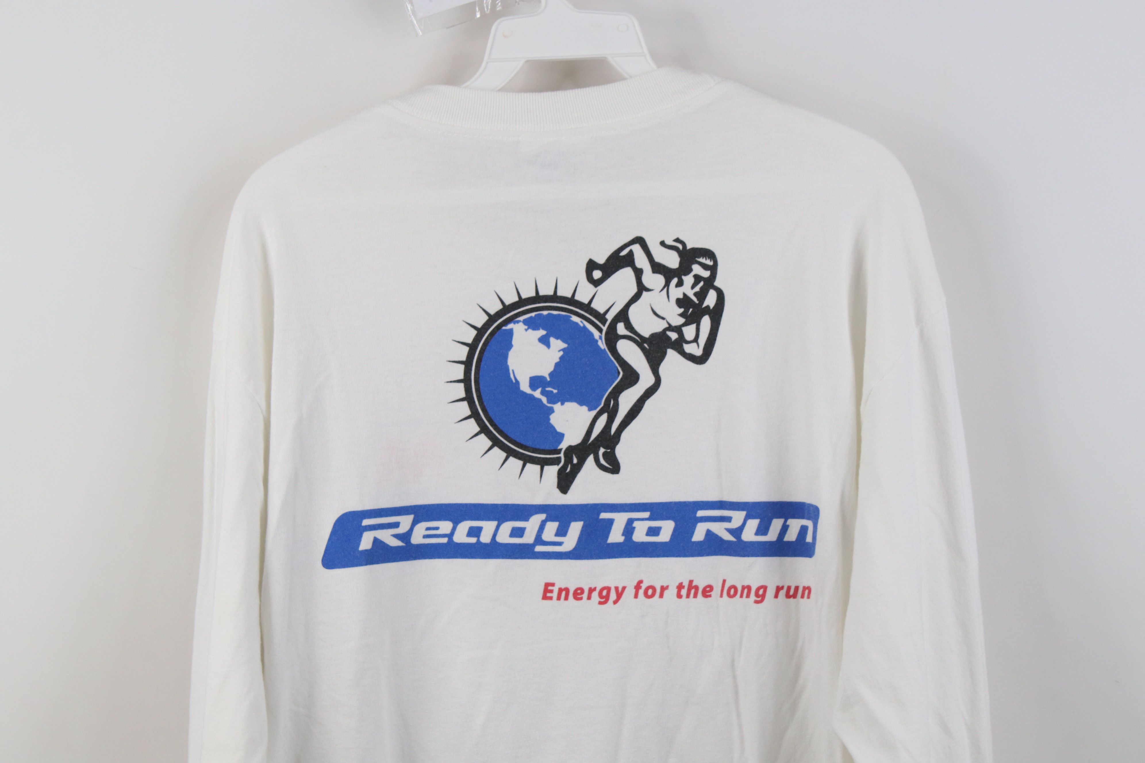 Vintage Vintage 90s Y2K Oil Corporation Long Sleeve T-Shirt White Size US L / EU 52-54 / 3 - 11 Thumbnail