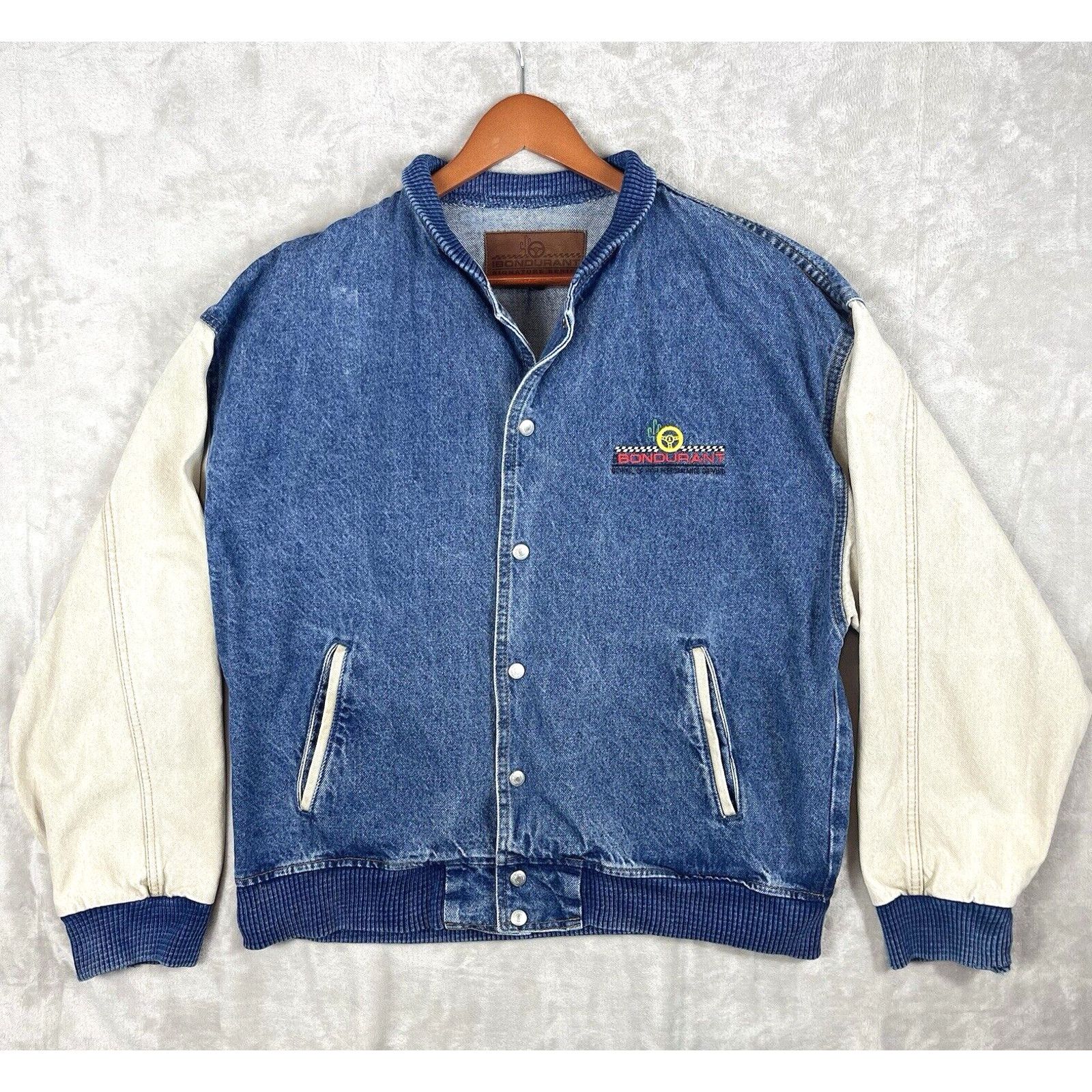 Other Vtg 90s Bob Bondurant Signature Series Varsity Racing Jacket Size US M / EU 48-50 / 2 - 1 Thumbnail