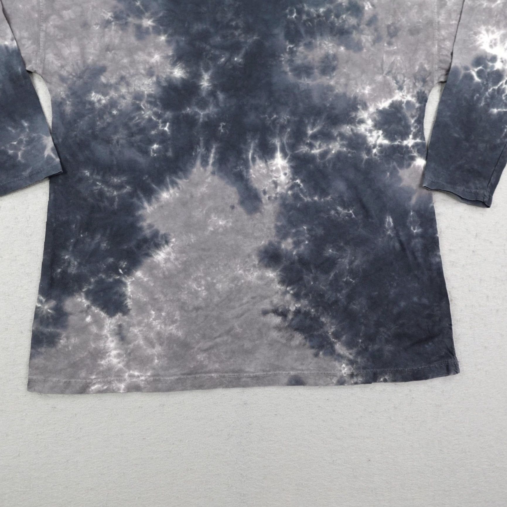 Vintage We The Free Shirt Womens Small Gray Tie Dye Oversized Boho Knit Cotton Blend Crew Neck Long Sleeve Pullover Casual Size S / US 4 / IT 40 - 3 Thumbnail