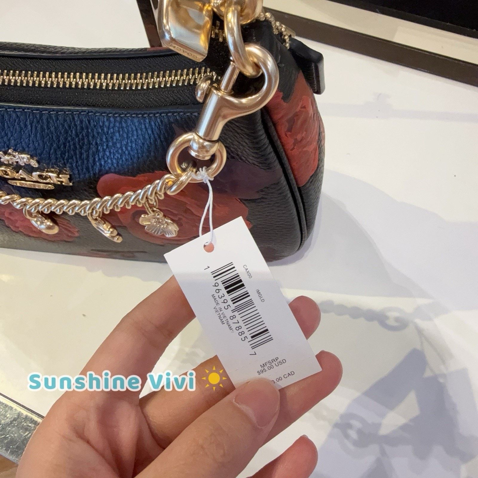 Coach NWT COACH Bundle Chain Charms CAX00 & CCE28 Teri Floral Size ONE SIZE - 6 Thumbnail