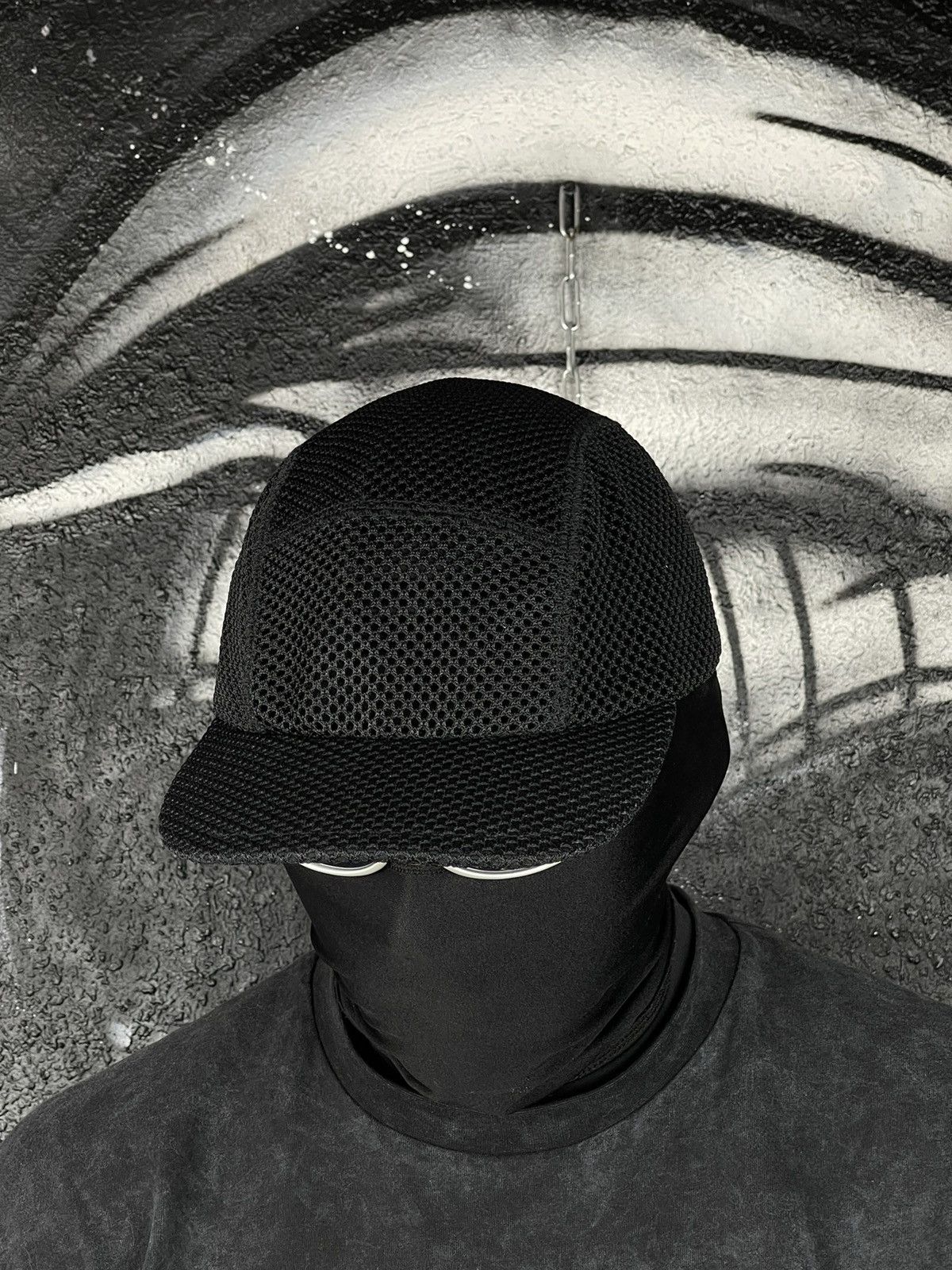 Cos COS Black Mesh 5 Panel Cap Size ONE SIZE - 4 Thumbnail