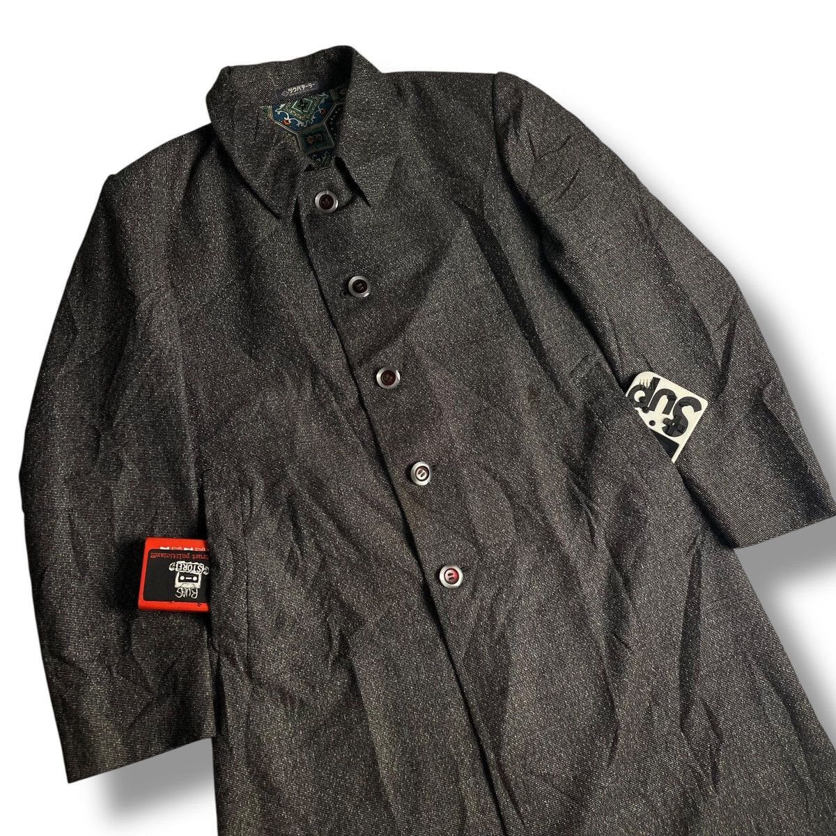 Kapital 🇯🇵 TSULEULA BUTTON UP HEAVY COAT JACKET Size US L / EU 52-54 / 3 - 3 Thumbnail