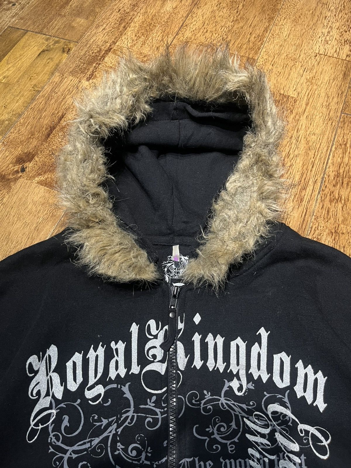 Beauty Beast 00s Royal Kingdom by Duralumin fur poem grunge zip hoodie Size US L / EU 52-54 / 3 - 3 Thumbnail
