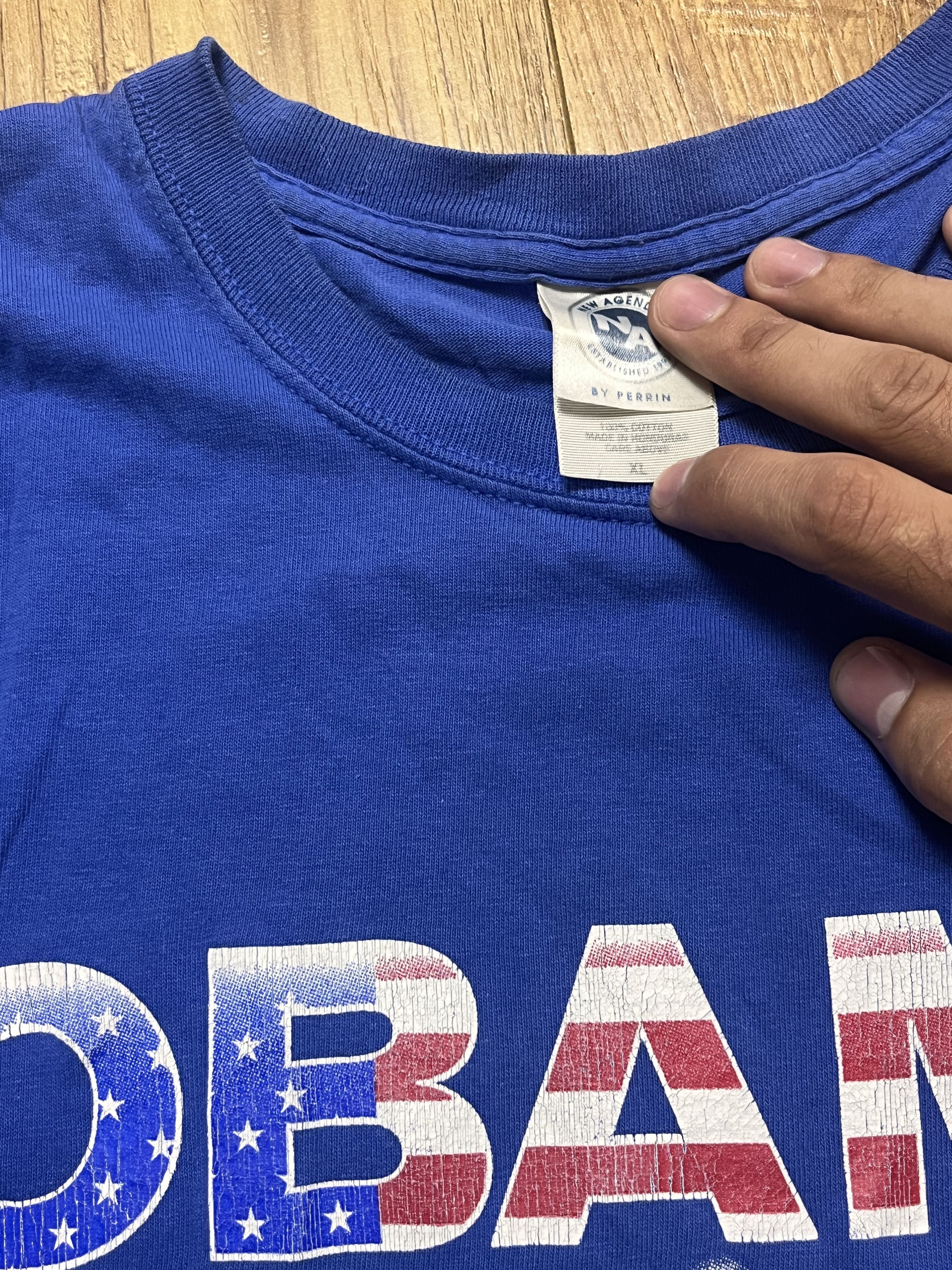 Vintage Vintage President Barack Obama Tee Size US XL / EU 56 / 4 - 2 Thumbnail