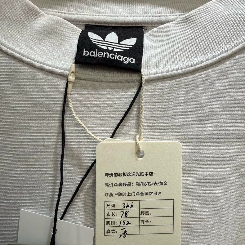 Balenciaga Balenciaga Adidas co-branded embroidered printed Logo long Size US L / EU 52-54 / 3 - 2 Thumbnail