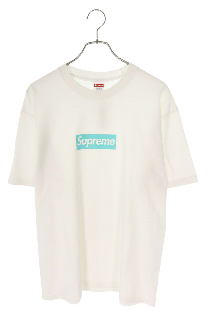 Supreme × Tiffany & Co. Supreme Tiffany Box Logo BOGO Tee Large