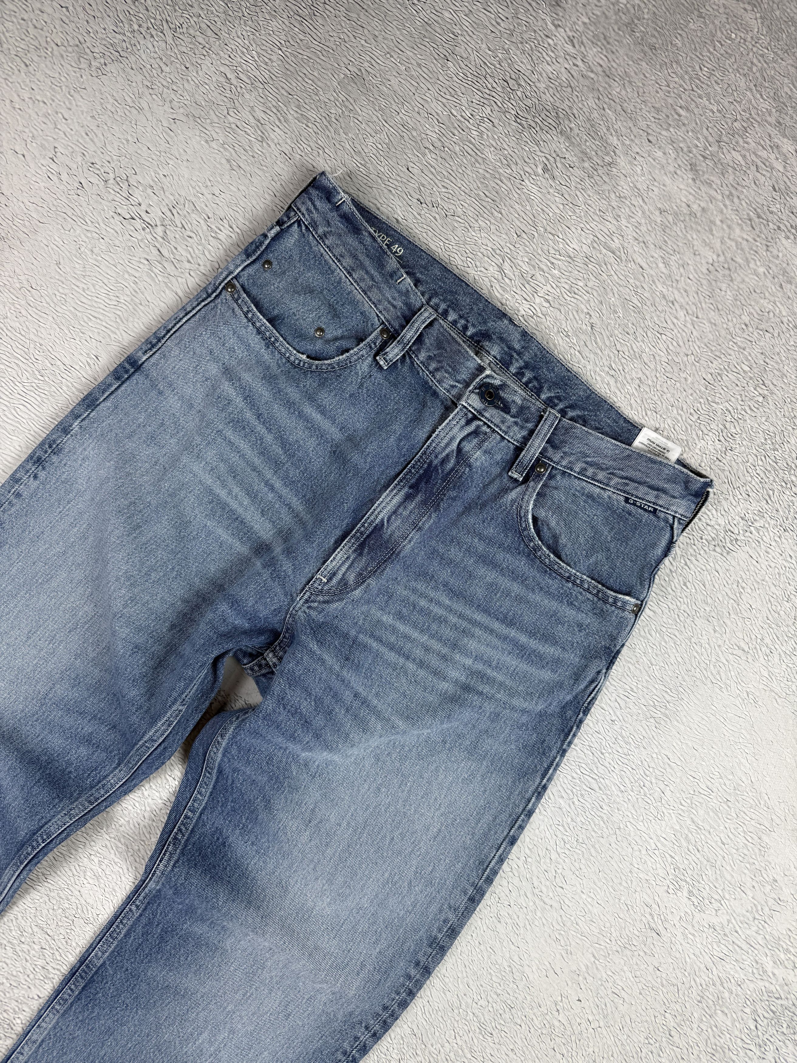 G-Star G-Star Raw Denim Type 49 Jeans Relaxed Straight Blue Size US 32 / EU 48 - 5 Thumbnail