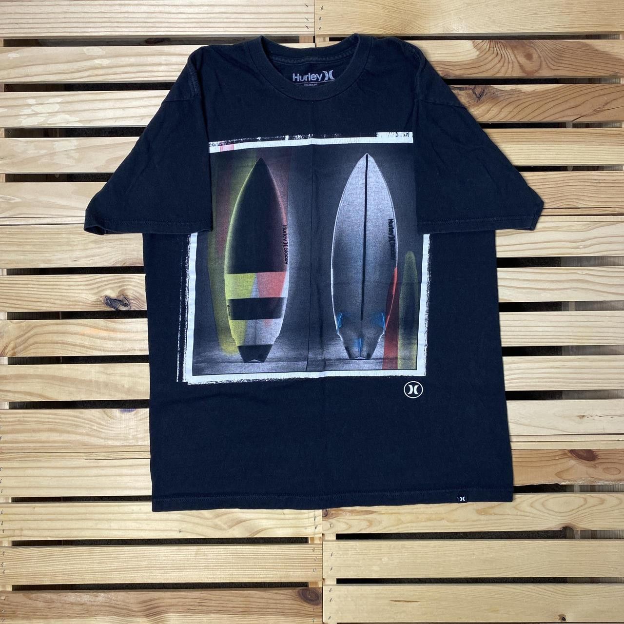 Hurley Hurley Black Y2K Surf Tee Size Medium Size US M / EU 48-50 / 2 - 1 Thumbnail
