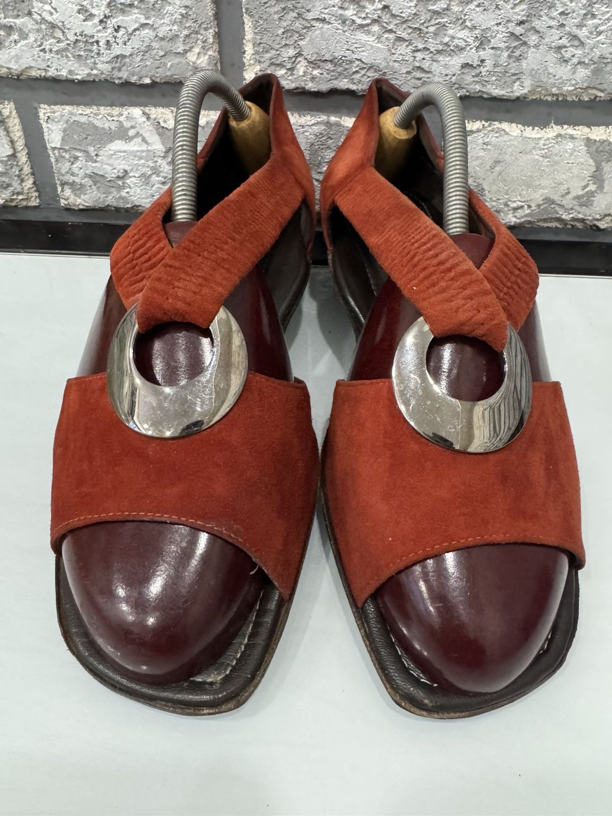 Other Brunate Womens Wedge Sandals Size 41 Size US 11 / IT 41 - 2 Thumbnail
