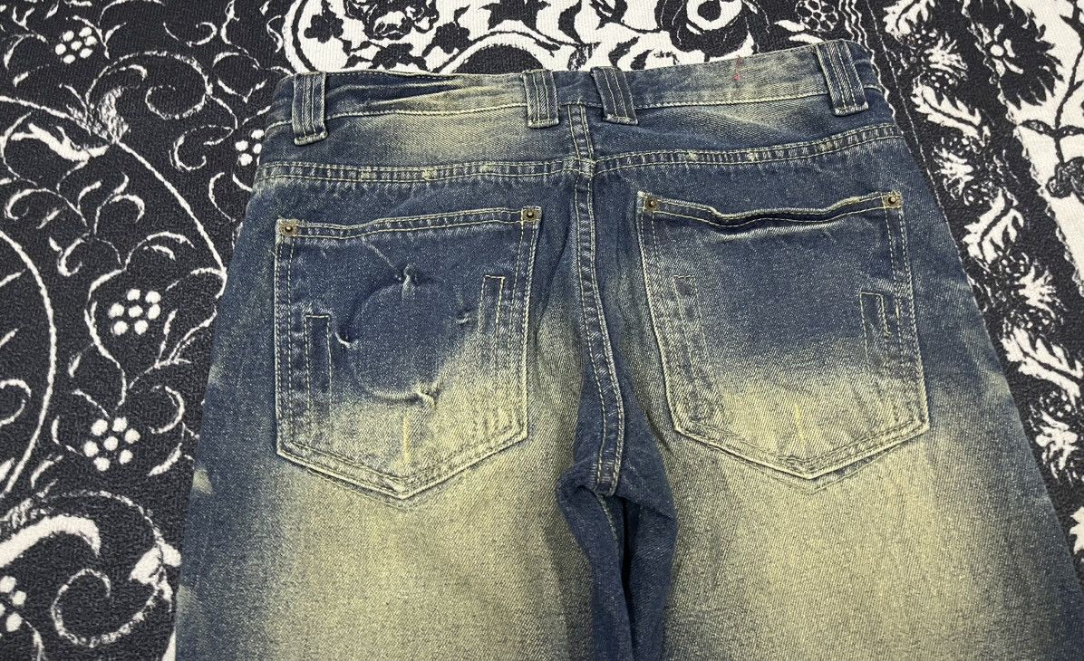 If Six Was Nine 2000s TORNADO MART INSPIRED BRAND TIMEBELT WASHABLE JEANS Size US 30 / EU 46 - 14 Thumbnail