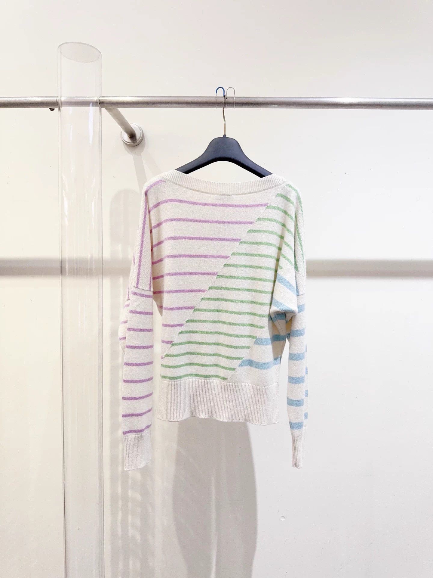 Chanel Chanel 20C Large Logo Women's Sweater 40 Pastel Size M / US 6-8 / IT 42-44 - 4 Thumbnail