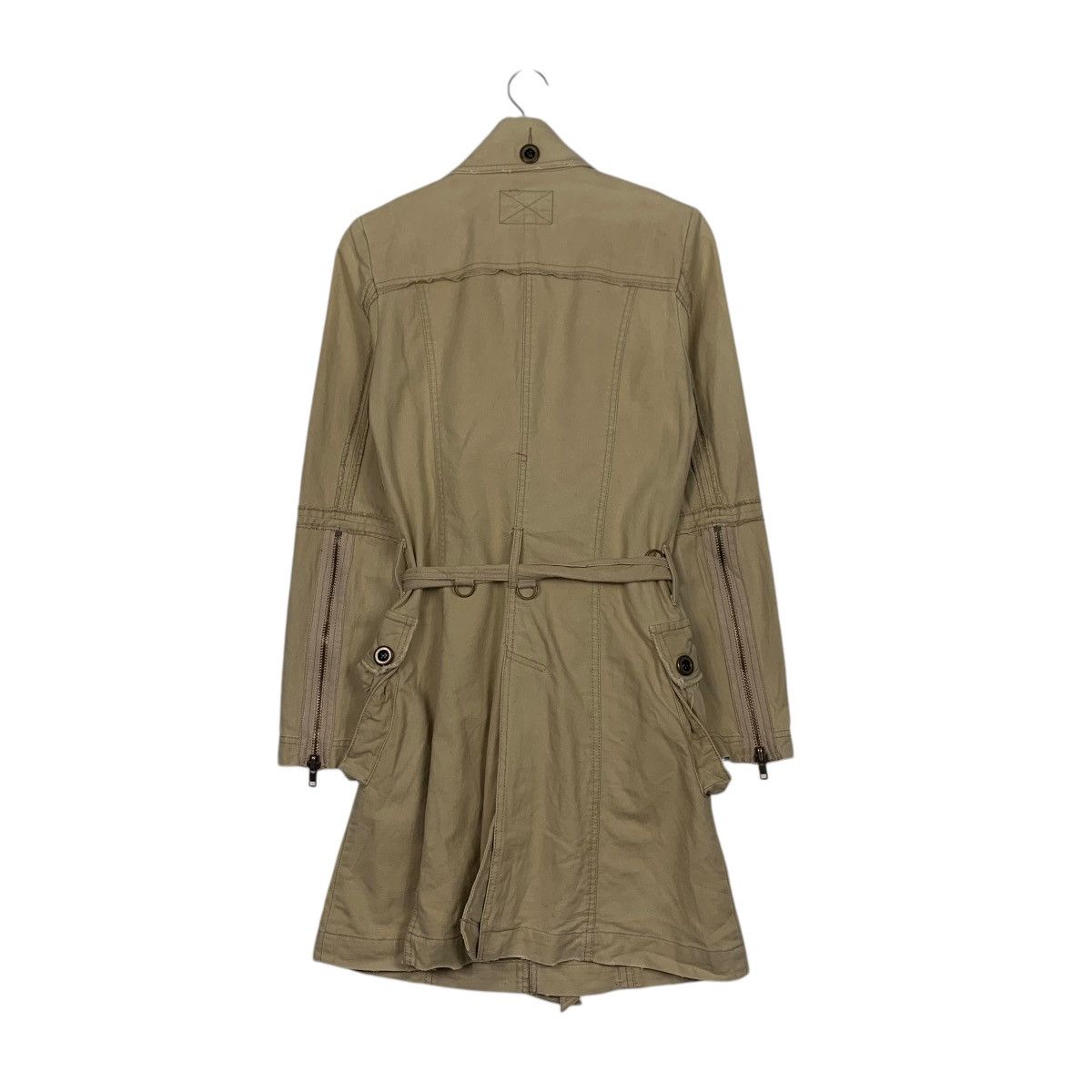 Japanese Brand MATERIAL GIRL Bondage Overcoat Jacket #2031-C88 Size XXS / US 00 / IT 34 - 8 Thumbnail