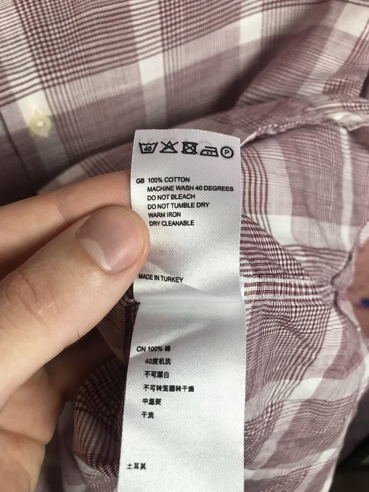 Reiss Reiss luxury streetwear shirt Size US M / EU 48-50 / 2 - 5 Thumbnail