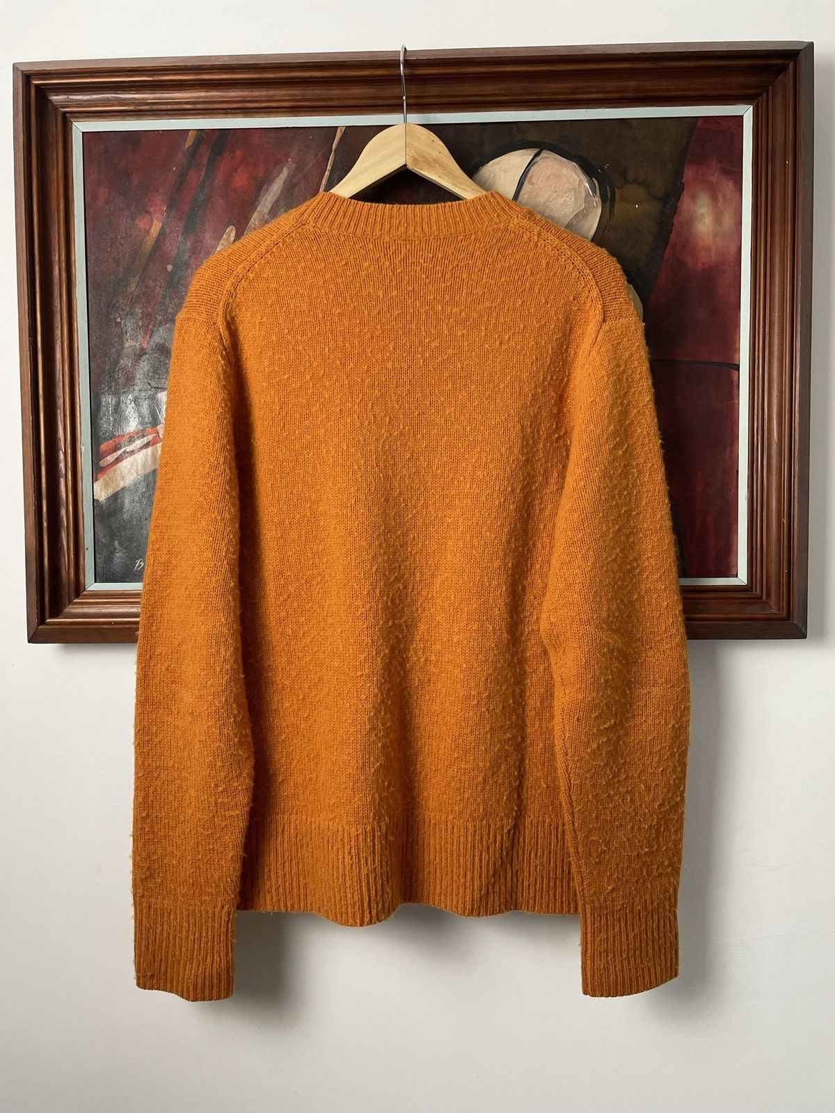Acne Studios Acne Studios Wool Cashmere Knit Orange Luxury Casual Rare Size US M / EU 48-50 / 2 - 2 Thumbnail