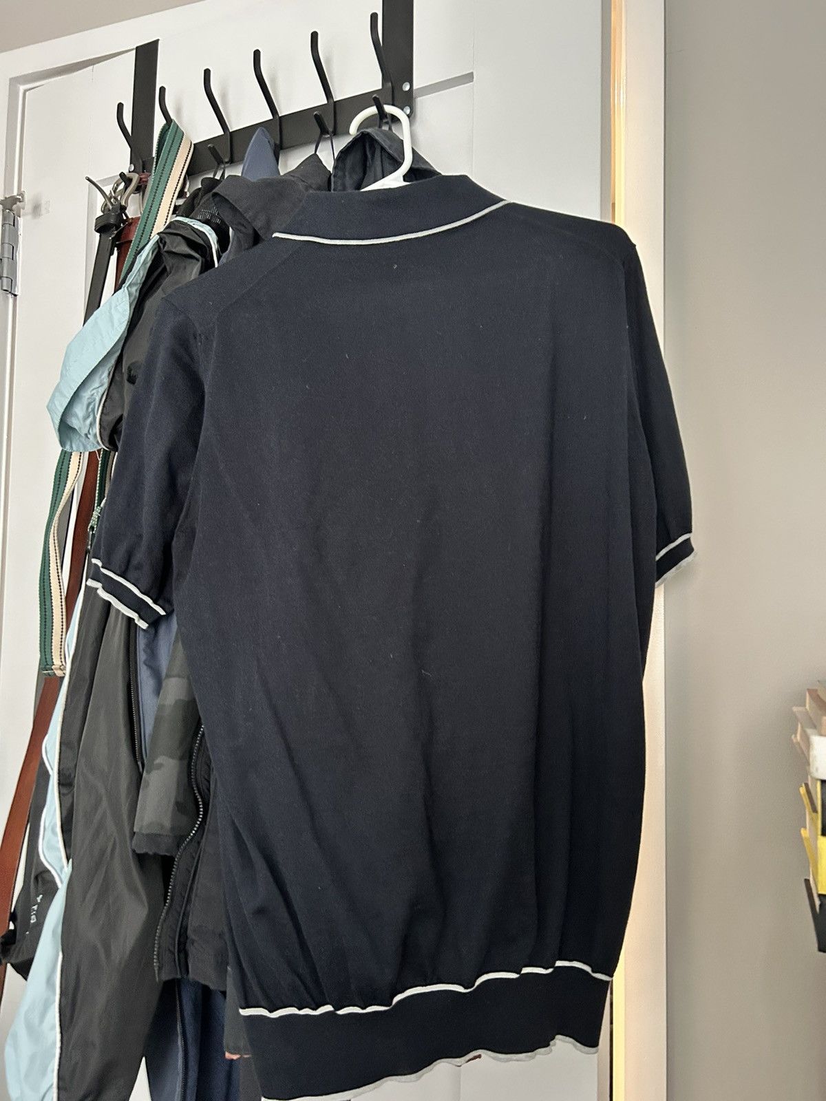 Other Fioroni Navy Cashmere Polo Size US M / EU 48-50 / 2 - 2 Thumbnail